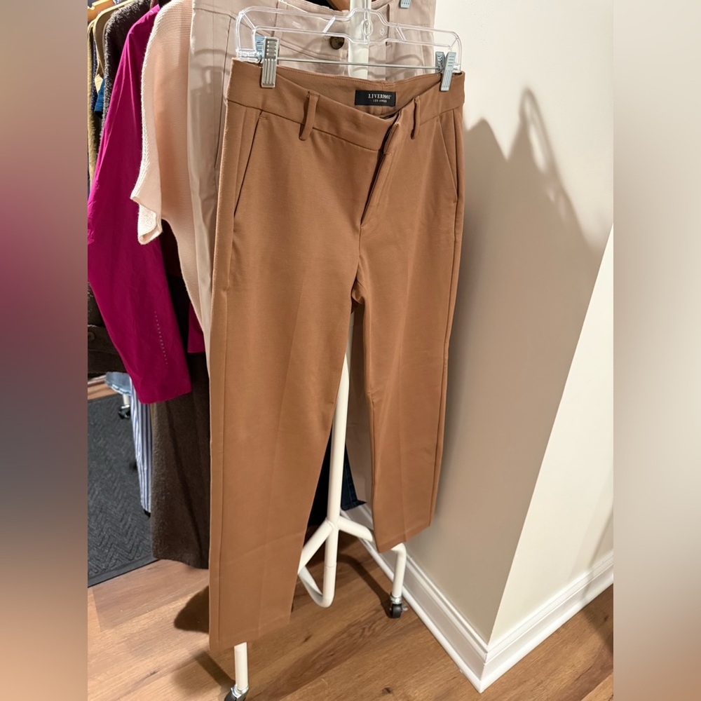 Liverpool Los Angeles Slim Trousers — Camel